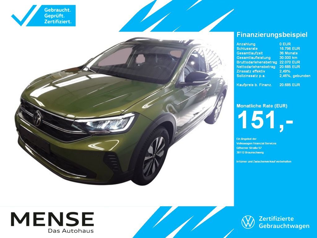 Volkswagen Taigo 1.0 TSI Goal CarPlay ACC LED VirtualCP PDC Leasing