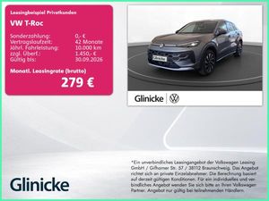 Volkswagen T-Roc Style 1.5 l eTSI AHK Massage Alwetter