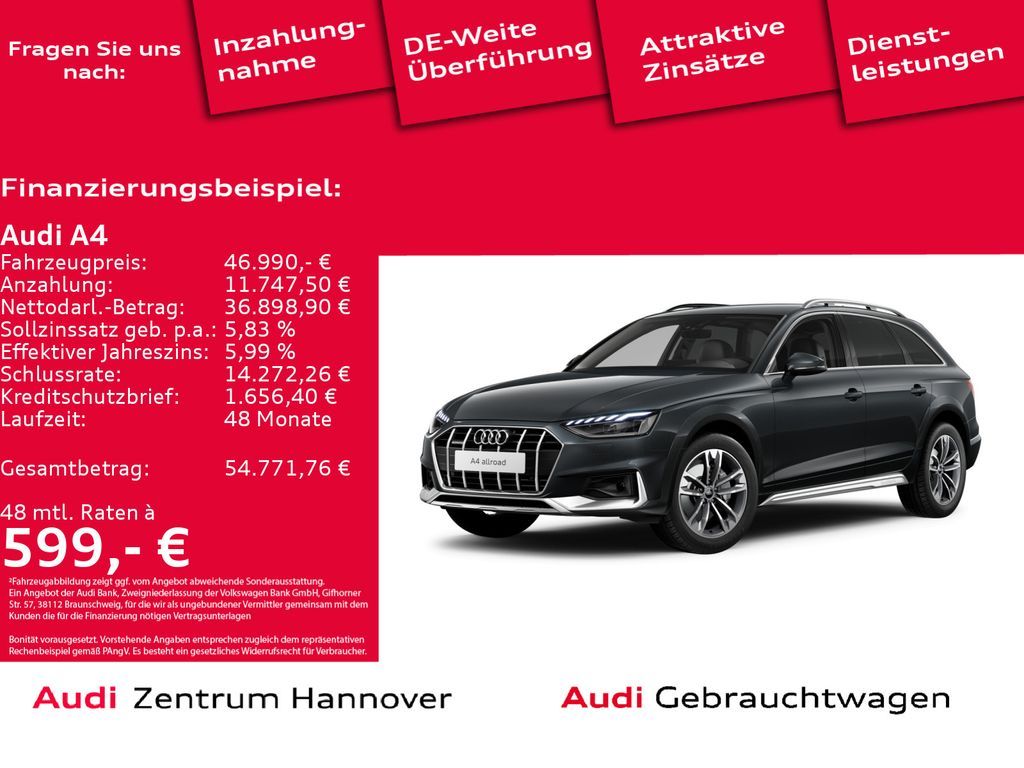 Audi A4 40 TDI allroad quattro virtual AHK DAB Leasing
