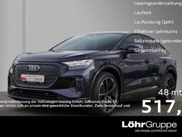 Audi Q4 e-tron Q4 e tron Sportback 45 quattro Sonos Leasing