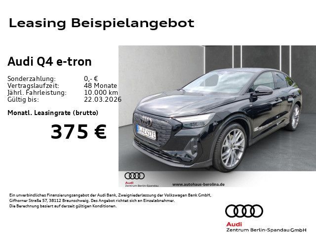Audi Q4 e-tron 40 Sportback S line *ACC*R-CAM*PDC+* Leasing