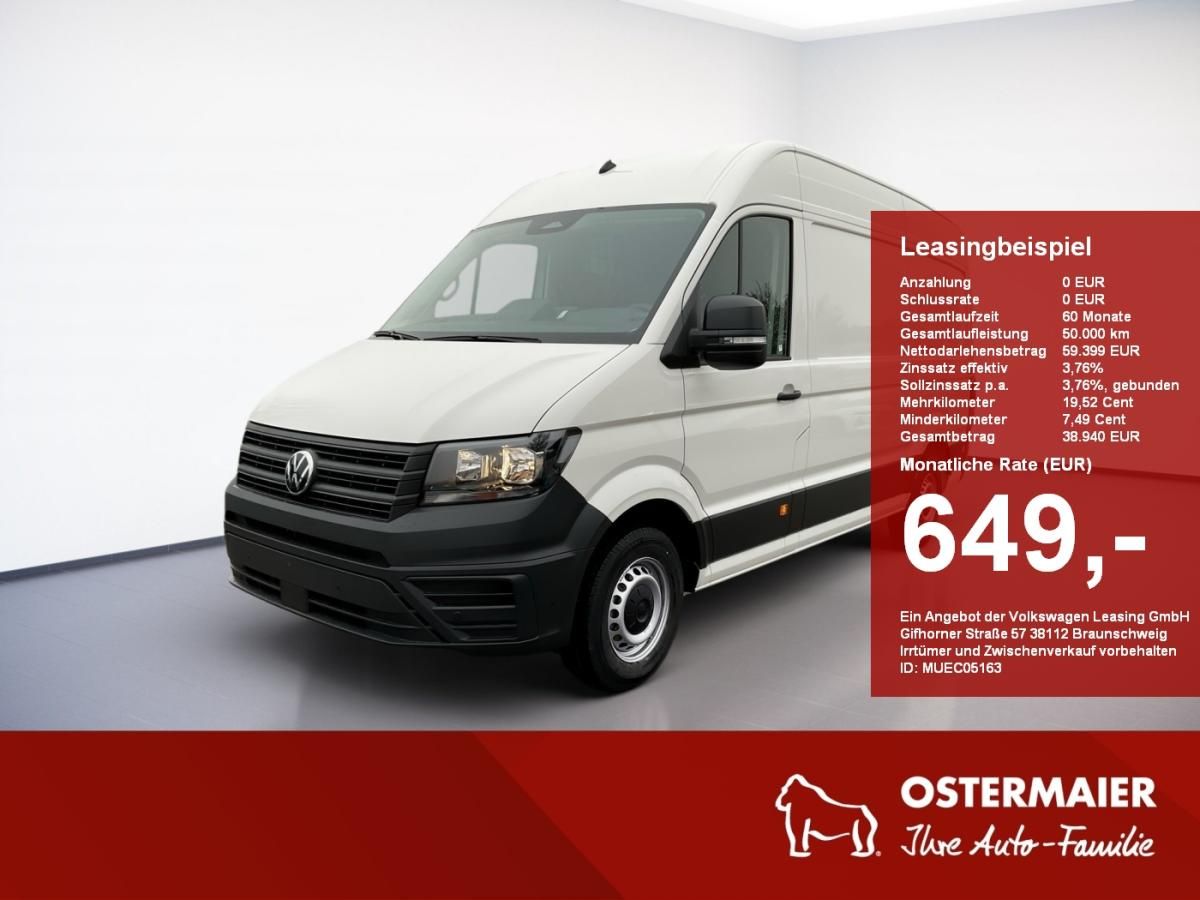 Volkswagen Crafter 35 Kasten Hoch 2.0TDI 6-Gang KLIMA,AHK,2xPDC,HANDY,KAMERA Leasing