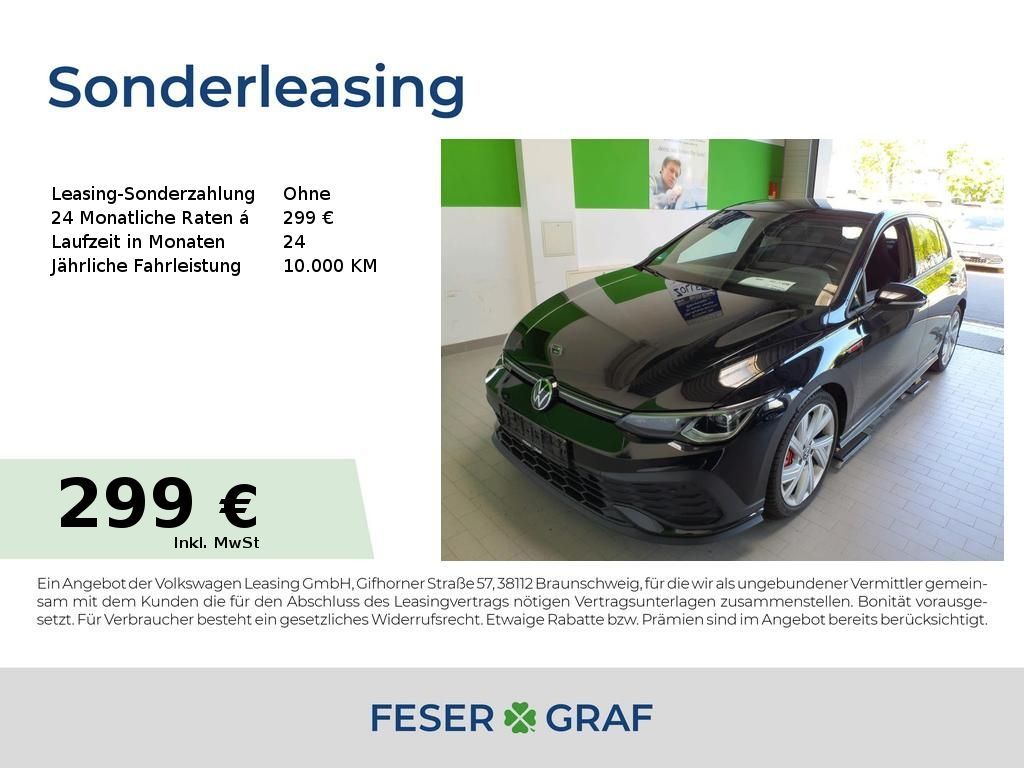 Volkswagen Golf 8 GTI Clubsport Black Akra Navi Matrix Pano Leasing