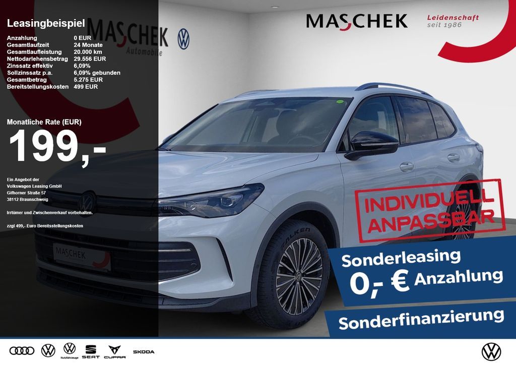 Volkswagen Tiguan Goal 1.5 eTSI Sonderleasing! Navi AHK LED Leasing
