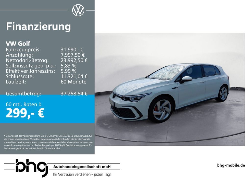 Volkswagen Golf GTD 2,0 TDI SCR DSG Leasing