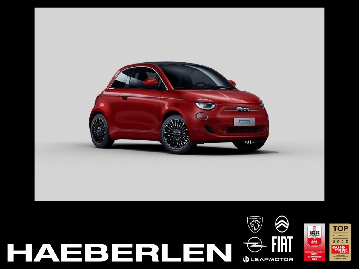 Fiat 500e ⚡ RED 🔴 sofort verfügbar – Top Ausstattung ab 179€ 💸 Leasing