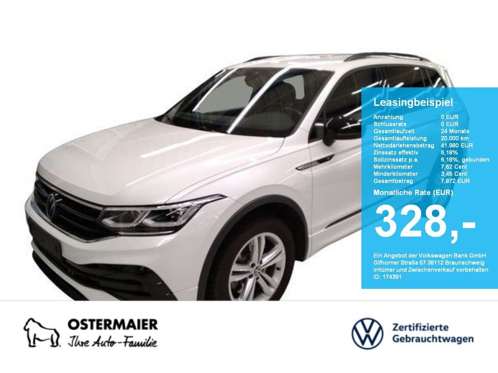 Volkswagen Tiguan Allspace R-LINE BLACK 245PS NP.72T AHK.KA Leasing