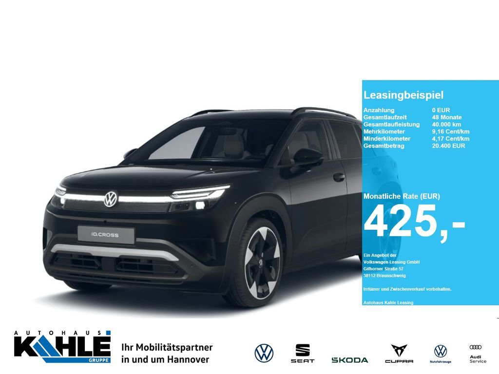 Volkswagen ID. Cross Style 52 kWh CarPlay Black Matrix CCS Leasing