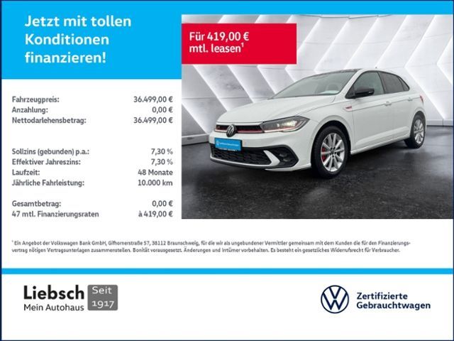 Volkswagen Polo GTI 2.0TSI DSG LED Navi ACC App Pano Leasing