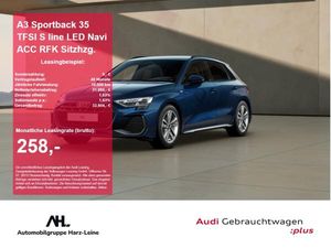 Audi A3 Sportback 35 TFSI S line LED Navi ACC RFK Sitzhzg.