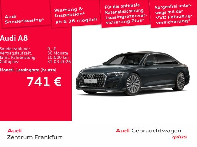 Audi A8 L 60 TFSI e quattro tiptronic MatrixLED Luft Leasing