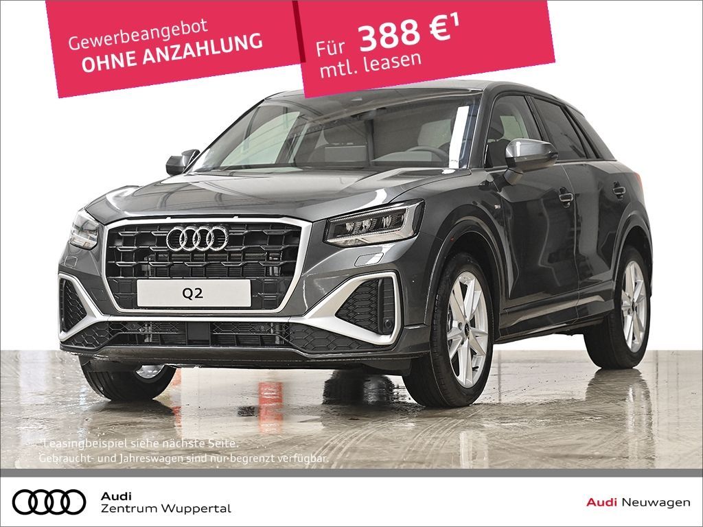 Audi Q2 S LINE 35 TFSI AHK KAMERA LED SHZ VIRTUAL COC Leasing