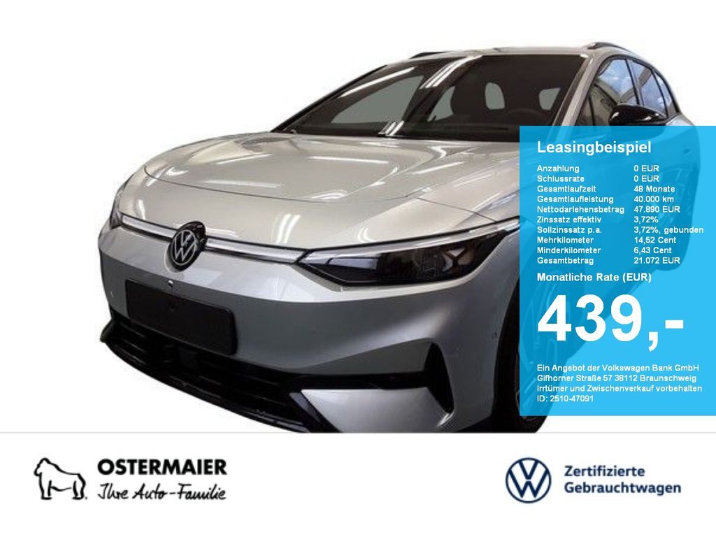 Volkswagen ID.7 Tourer PRO S 286PS NP.75T ACC.5J-G.WÄRMEPUM Leasing