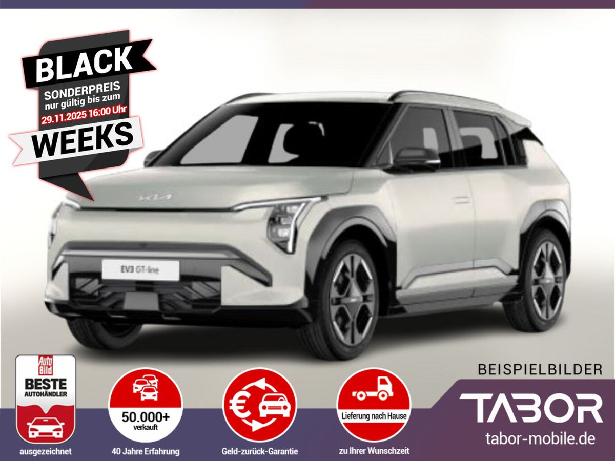 Kia KIA EV3 81,4kWh GT-Line Wärmep LED+ ACC El. Heckk. Leasing