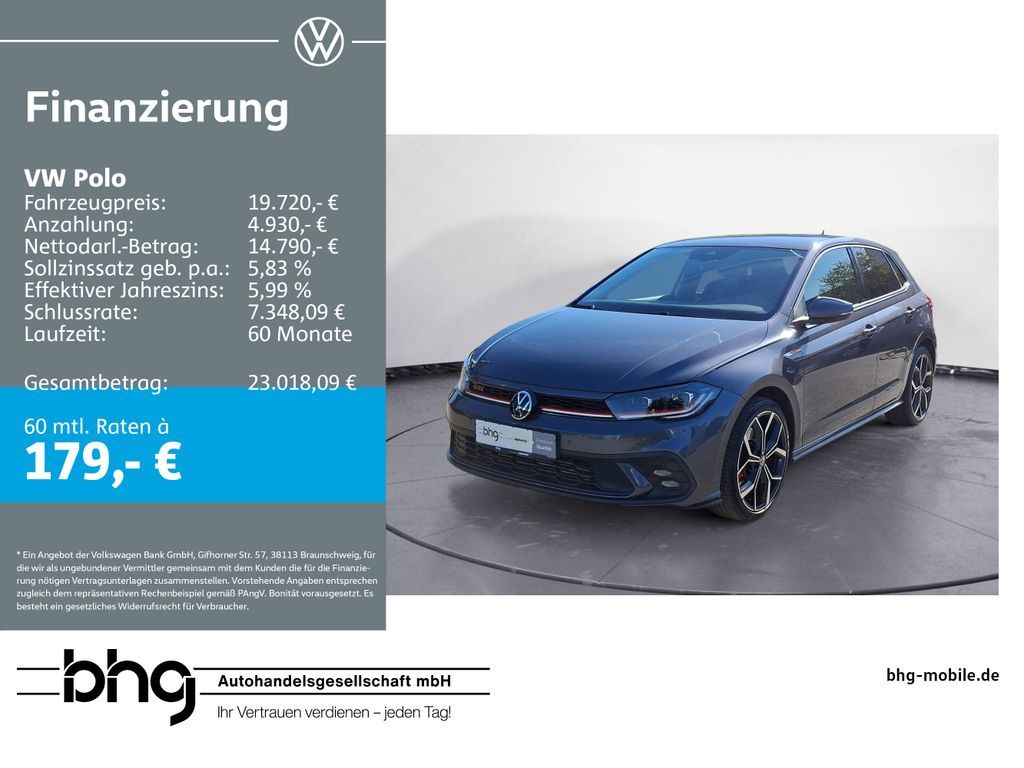 Volkswagen Polo 2.0 TSI DSG GTI Leasing