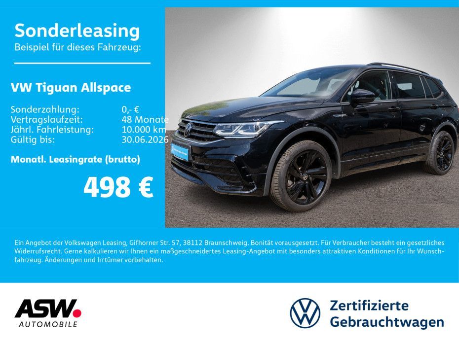 Volkswagen Tiguan Allspace R-Line 4M 2.0TDI DSG 7Sitzer AHK Leasing