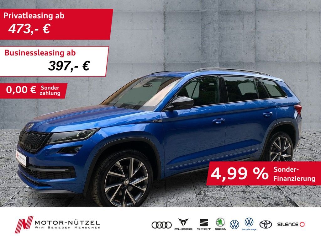 Skoda Kodiaq 2.0 TDI DSG 4x4 SPORTLINE LED+NAVI+PANO Leasing