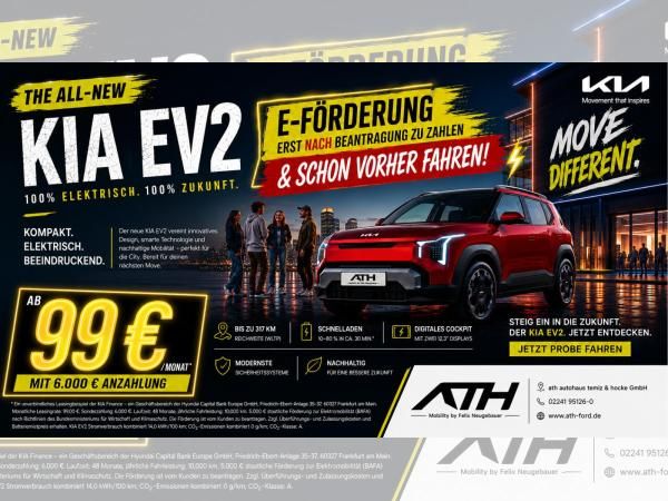 Kia EV2 Air -Ausstattung auf Bestellung  nur für kurze Zeit!!! Leasing
