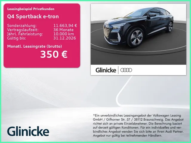 Audi Q4 Sportback e-tron perform. S-LINE+AHK+AR-HUD+