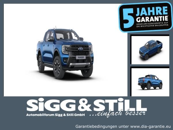 Ford Ranger WILDTRAK 2.3 DoKa PHEV*SOLANGE VORRAT REICHT*0%-FINANZ. MÖGLICH*NAVI*iACC*360*PDC Leasing