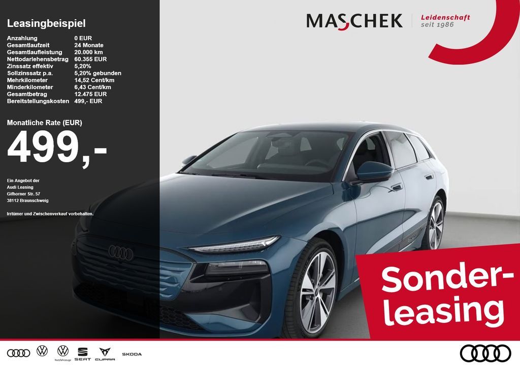 Audi A6 e-tron Avant S line perf. 270kw Memory AHK 36 Leasing