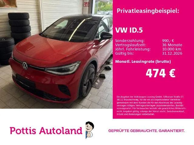 Volkswagen ID.5 4M GTX PANO NAVI KAMERA SITZHZG LM21