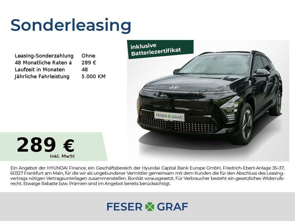 Hyundai Kona TREND NAVI CAM SHZ LHZ CARPLAY LED KLIMA Leasing
