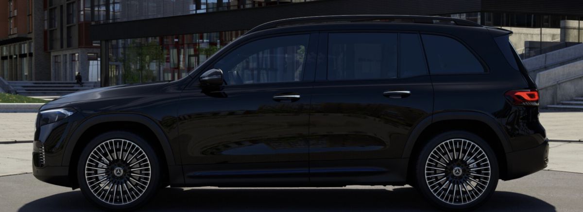 Mercedes EQB 250+ – 7-Sitzer mit Luftfederung, Panorama-Schiebedach, Burmester® Sound, 360°-Kamera und 20