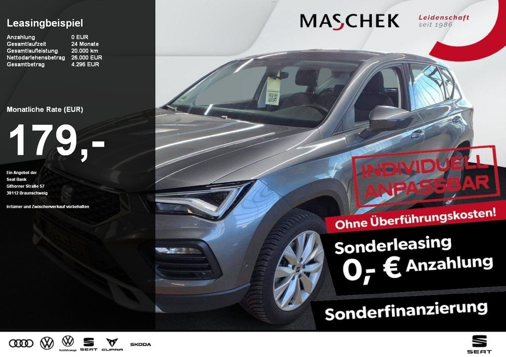 Seat Ateca Style 1.5 TSI Sonderleasing ohne zzgl Kost Leasing