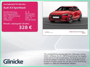 Audi A3 Sportback 2.0 TDI S line AHK LED LM 19" Navi