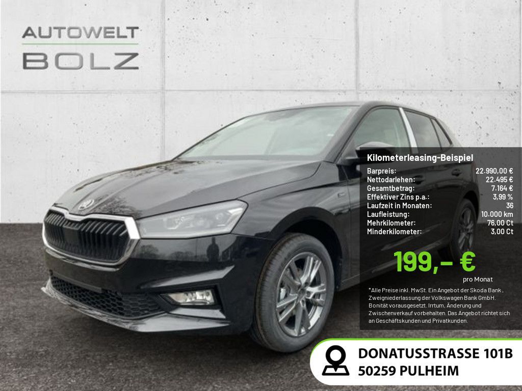 Skoda Fabia 1.0 TSI Drive SHZ KAMERA ACC LED NAVI AHK Leasing