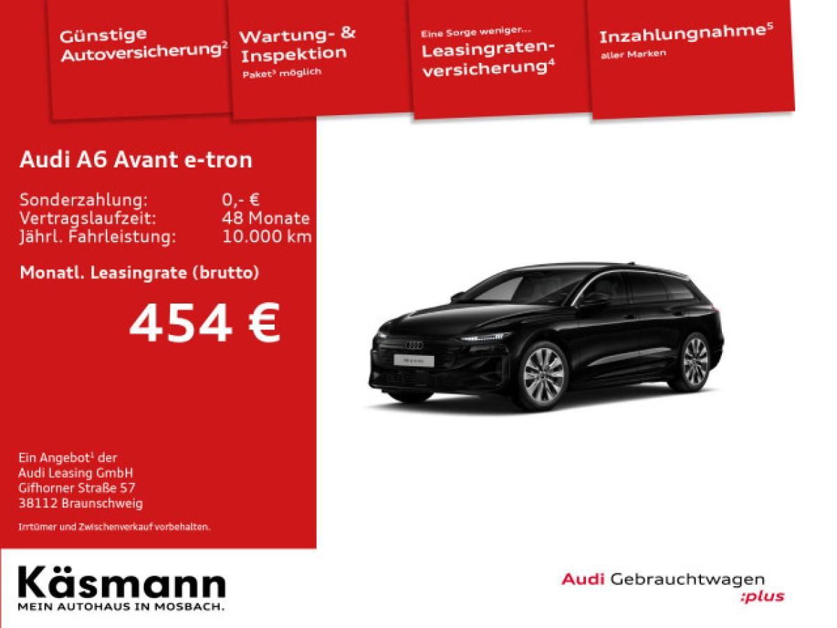 Audi A6 e-tron Avant WINTERRÄDER MATRIX AHK 360° TECH PLUS SHZ Leasing