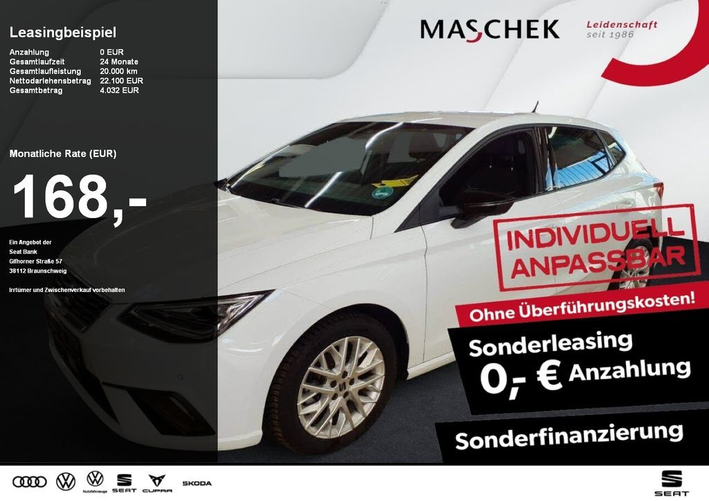 Seat Ibiza FR DSG Sonderleasing Navi RearView Sitzh. Leasing