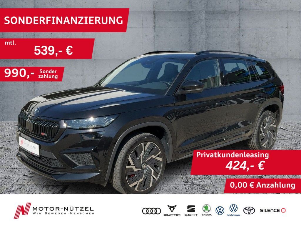 Skoda Kodiaq RS 2.0 TSI DSG 4x4 LED+NAVI+ACC+RFK Leasing