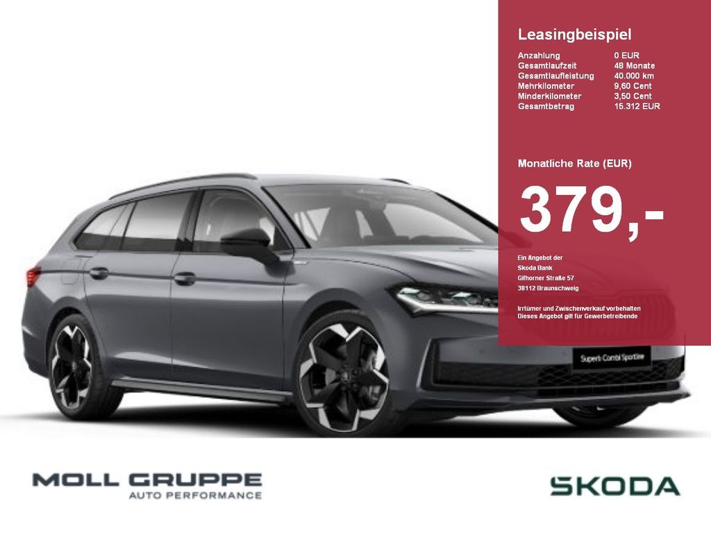 Skoda Superb Combi 1.5 TSI iV W Sportline 360 4xSHZ Leasing