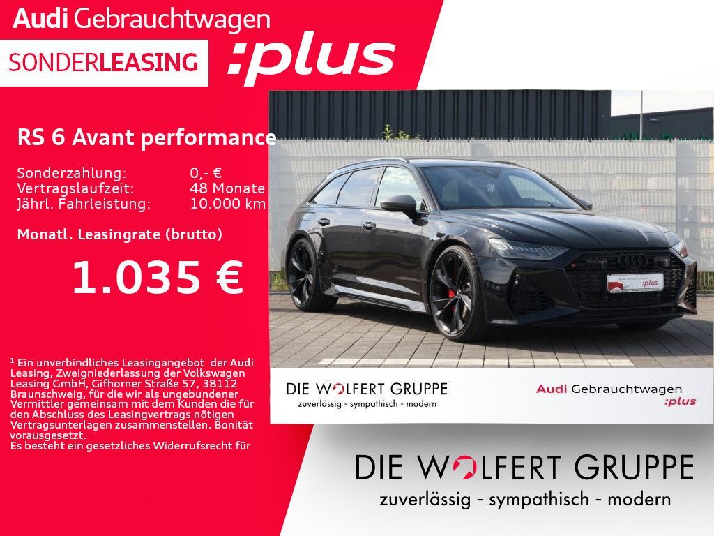 Audi RS 6 Avant performance tiptronic RS-SPORTAGA*360 Leasing