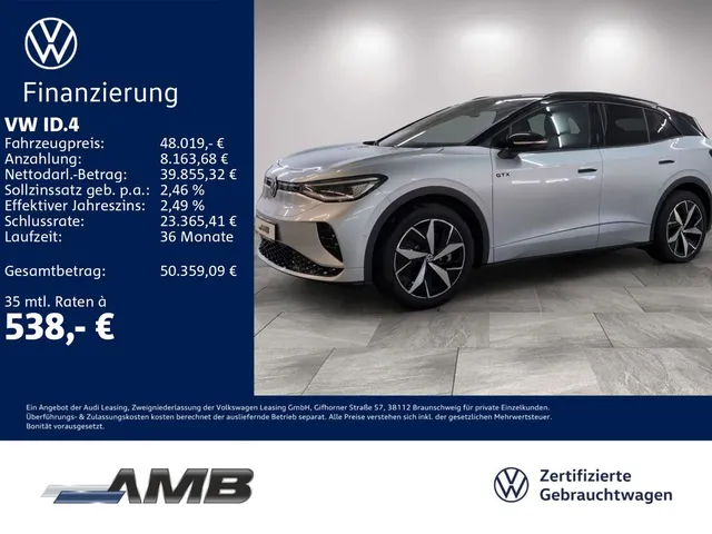 Volkswagen ID.4 GTX 84kWh/AHK/Matrix/Wärmepumpe/02.31Garant