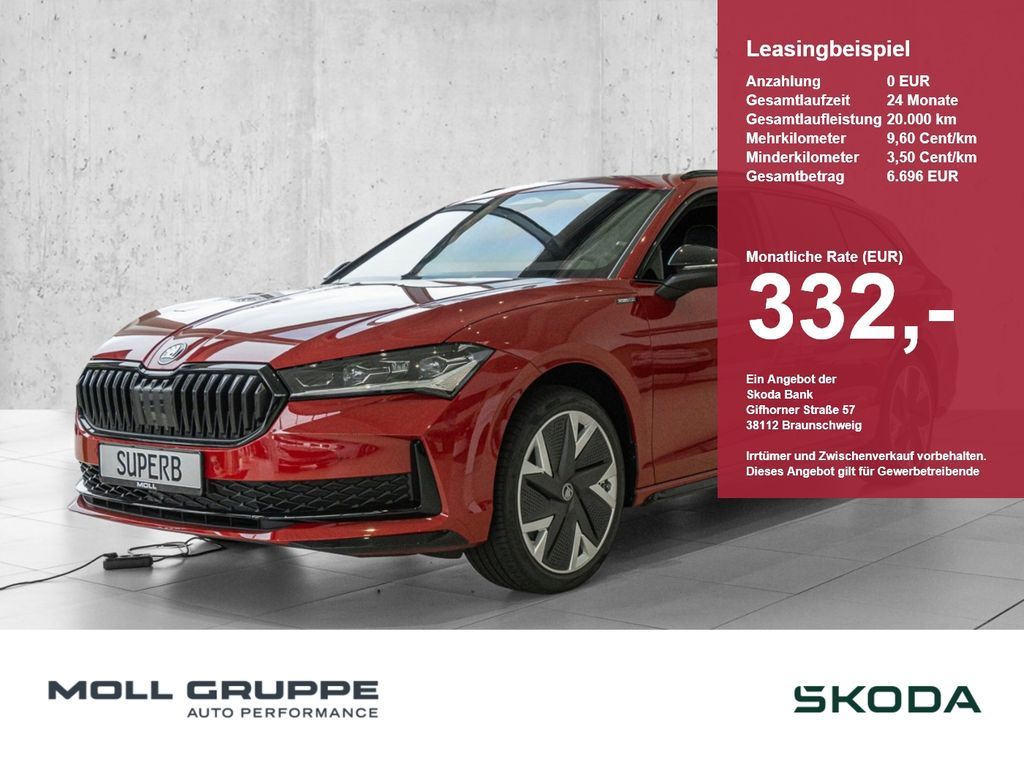 Skoda Superb Combi 2.0 TDI DSG Sportline 4xSHZ ACC AHK Leasing