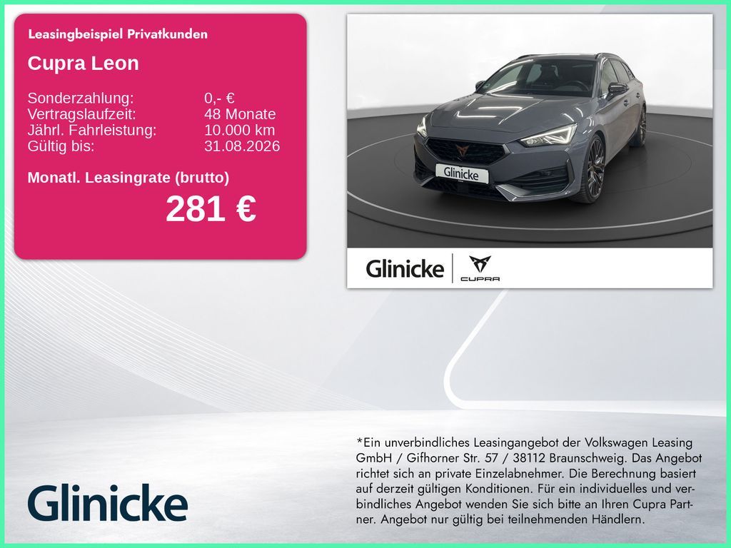 Cupra Leon ST VZ AHK LED LM 19