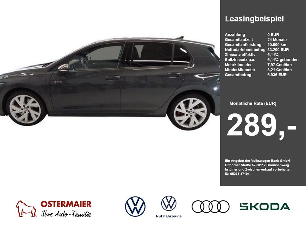 Volkswagen Golf VIII GTE 1.5eTSI 272PS DSG HYBRID ACC.5J-G. Leasing