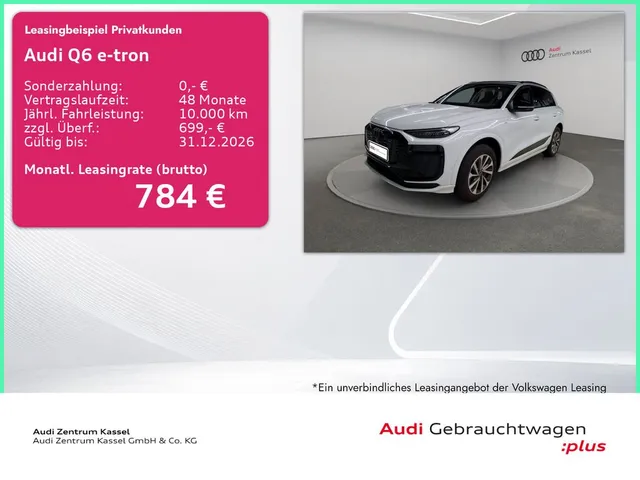 Audi Q6 e-tron perf. S line Matrix Pano AHK 360° B&O
