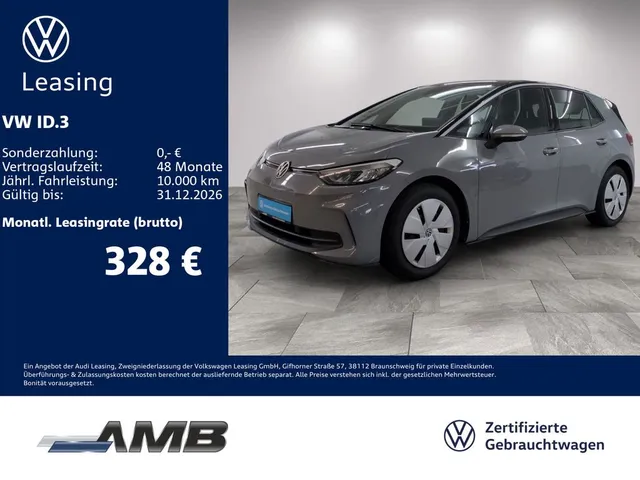 Volkswagen ID.3 Pro 62kWh/LED/ACC/Navi/Sitzhzg/CCS/e-Sound