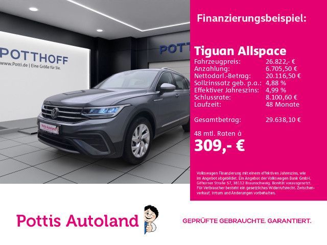 Volkswagen Tiguan Allspace 1.5 TSI DSG LIFE AHK NAVI SITZHZ Leasing