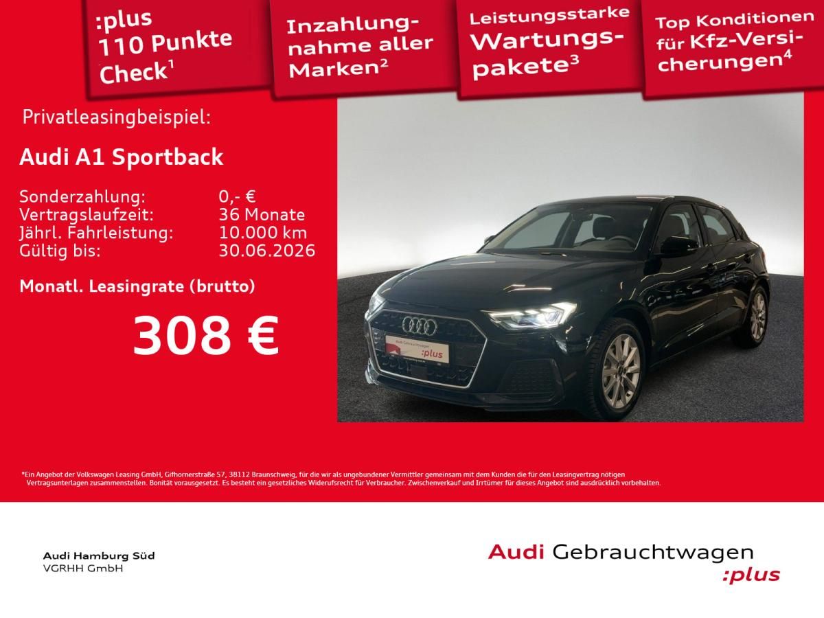 Audi A1 Sportback 25 TFSI advanced S tronic R-KAMERA Leasing
