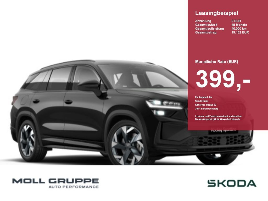 Skoda Kodiaq 1.5 TSI iV W Sportline ACC AKUSTIKGLAS Leasing