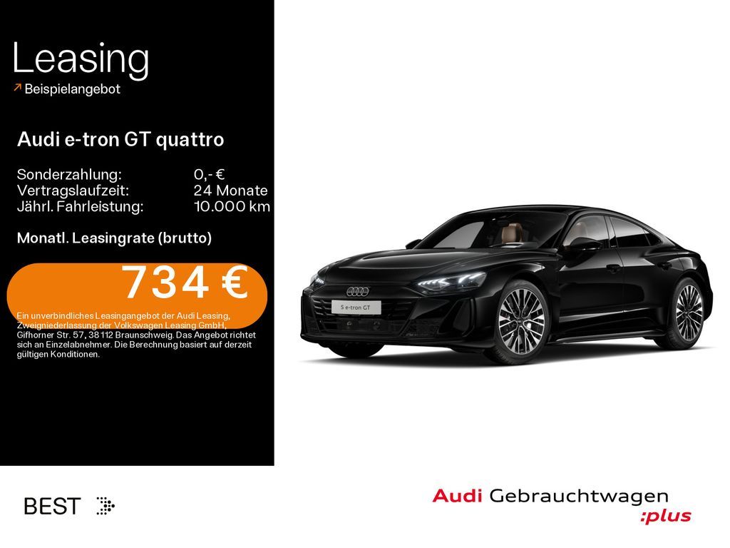 Audi e-tron GT S quattro*NAVI-PLUS*LASER*HUD*PANO*B&O Leasing