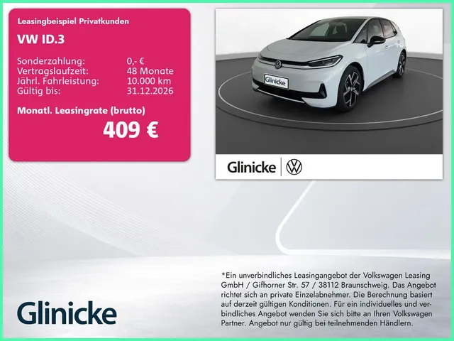 Volkswagen ID.3 Neo Life 58 kWh AHK Navi Ganzjahresreifen