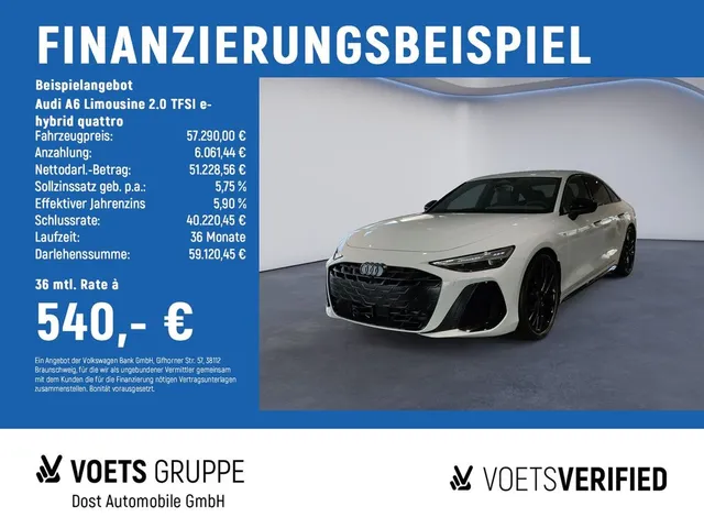 Audi A6 Limousine 2.0 TFSI e-hybrid quattro MATRIX LE