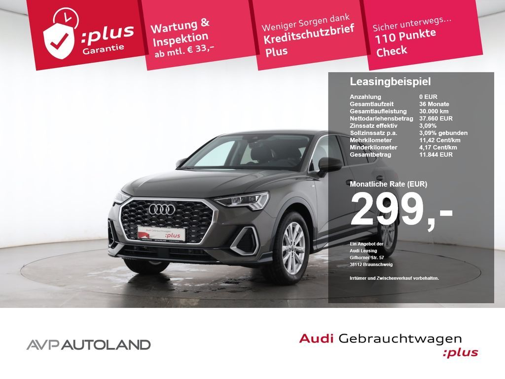 Audi Q3 Sportback TFSI S tronic S line | AHK | LED | Leasing