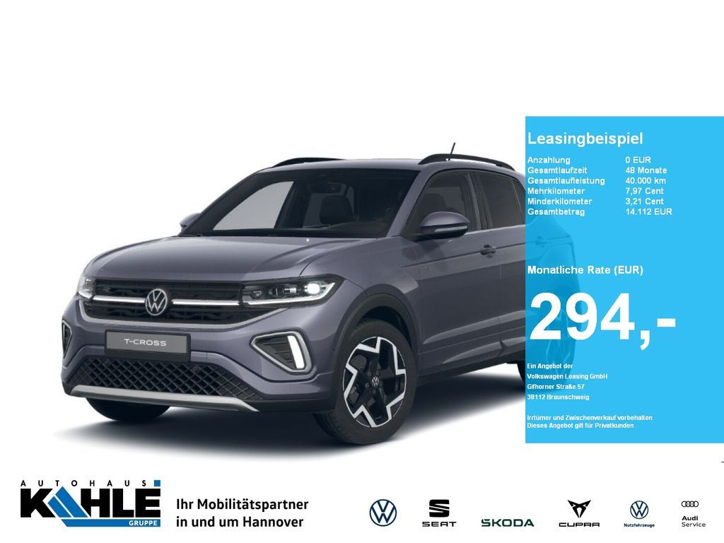 Volkswagen T-Cross 1.5 TSI ACT DSG R-Line GJR RFK AHK Leasing